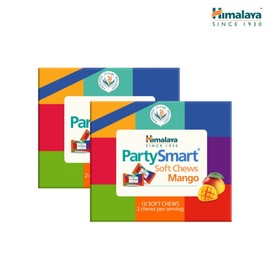 (Expiration date 26.09) Himalaya Party Smart Soft Chew Mango Flavor 2 boxes of 10 pieces / (소비기한 26.09)히말라야 파티스마트 소프트 츄 망고맛 10개입 2박스