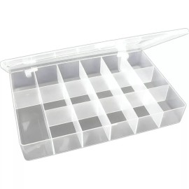 FindingKing 2 17 Slot Compartment Storage Box Tray Findings Beads Organizer 10 3/4" x 7"