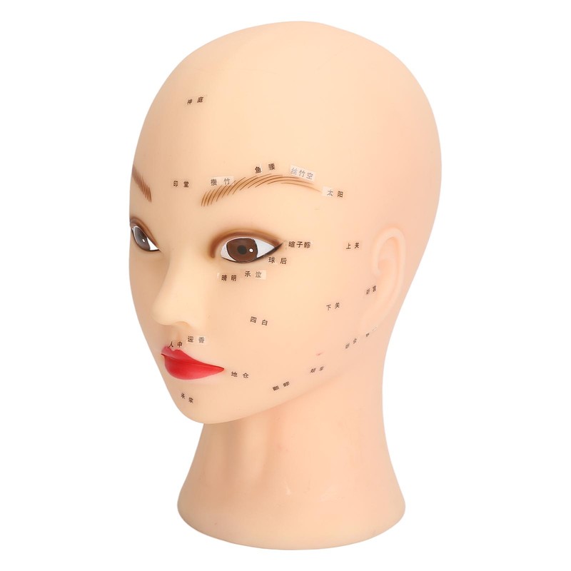 Soft Mannequin Head Realistic Skin Texture Eyelash Extension Mannequin Head
