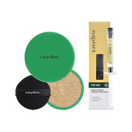 EasyDumi Ampoule Cushion Fact 15G Main Product+Refill+Melatoning Ampoule 1ml Hanga Pick / 이지듀 기미 앰플 쿠션 팩트 15g 본품+리필+멜라토닝 앰플 1ml 한가인 픽