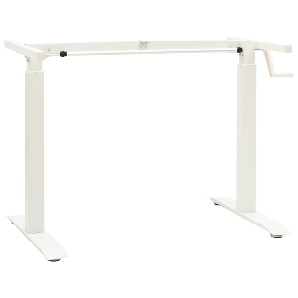 TREATLIFE HOME Manual Height Adjustable Standing Desk Frame with Hand