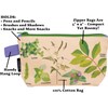 Weed Bag - 9" Zipper Pouch for Pencils, Tools, Cosmetics