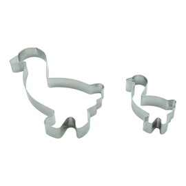 BekkiB - 881465 Set of 2 Cookie Cutters "Goose" - Large and Small Martin's Goose Approx. 18 cm and Approx. 9 cm Long - Dishwasher Safe Stainless Steel Cookie Cutters