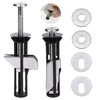 2 Pcs Universal Toilet Seat Bolts and Screws, Quick Release