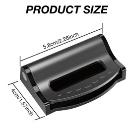 RTRTGS Seat Belt Adjuster 3 Pairs Seat Belt Adjuster Universal Car Seat Belt Adjuster Non-Slip Black One Size