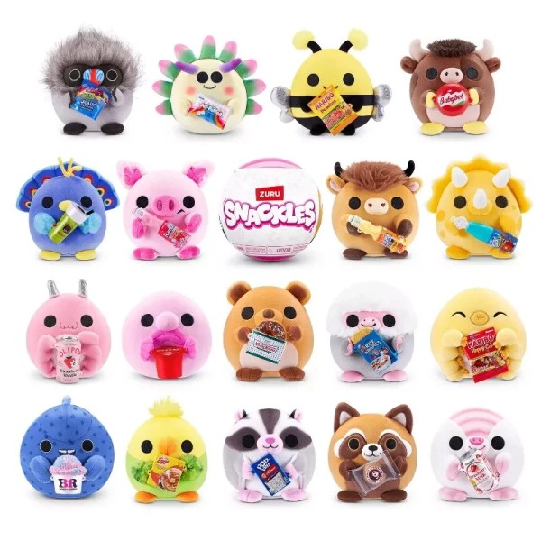 Zuru SERIES 3 ZURU SNACKLES 5" Mystery Plush with Snack