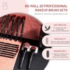BS-MALL Set de Brochas de Maquillaje Profesional 20 Pcs Premium