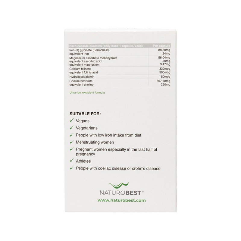 NaturoBest Iron & Brain Support 30c