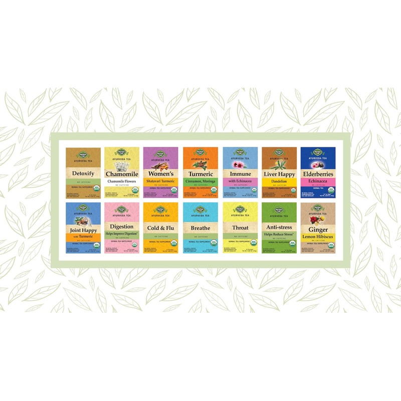 Herbal Cup Ayurveda Turmeric Tea, Organic Ginger & Black Pepper,
