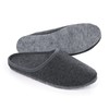 HEYO Felt Mules, Warm Lightweight Slippers for Men and Women,