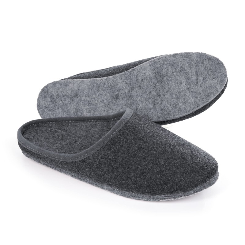 HEYO Felt Mules, Warm Lightweight Slippers for Men and Women,