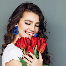 Statement Raffia Teardrop Dangle Earrings Boho Beaded Earrings Handwoven Drop Earrings for Women Jewelry Gifts