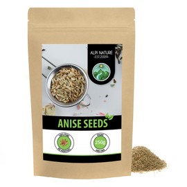 Whole anise (250g, 8.8 oz), Aniseed, anise seeds, 100% natural, anise tea without additives, vegan