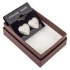 LaTisoro 925 Solid Sterling Silver Small Heart Cubic Zirconia Stud