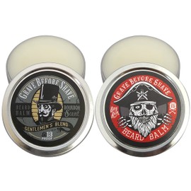 GBS Top Shelf Bourbon & Bay Rum Beard Balm Dual Pack