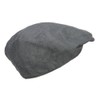 e4Hats.com Men's Linen Summer Ivy Cap - Slate Grey M-L