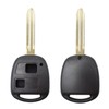Kelay 2 button Key Fob Cover Replacement for Toyota Avensis