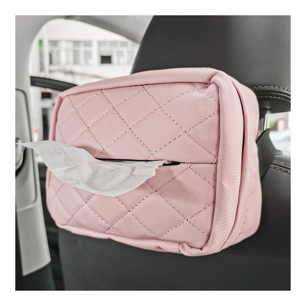 JUSTTOP Car Standard Tissue Holder, 120 Tissues Cover Box Backseat