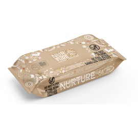 Nurture Baby Ultra Soft Premium Quality Baby Wet Wipes by BioBag, White, 768 Count, Chemical Free, Fragrance Free, Eco Friendly, Hypoallergenic
