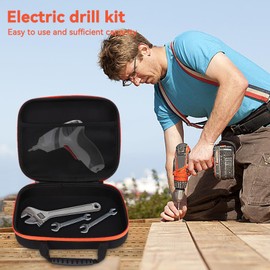 Storage Case for Electric Drill, Tool Container Bag, Oxford Fabric Tool Bag, Sharpener Accessories, Storage Case, Cutting Tools, Storage Organisers