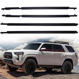 Shtuomoland Weather Strip Window Moulding Trim Seal Belt Sweep Felt Trim Seal Kit Compatible with Toyota 4Runner 2010-2021 Replace 75712-35011 75711-35011 75721-35011 75722-35011 (4PCS)