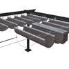 ECOOPTS 4'x8' Retractable Wave Sun Shade Canopy Pergola Cover Shade