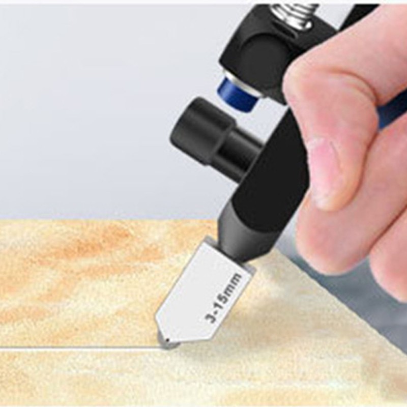Glass Tile Cutter 2 in 1 Manual Cutting 3‑15mm Hand