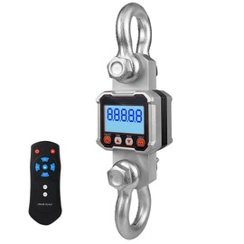 Hyindoor 3000kg 6600lb Crane Scale, 3T Digital Crane Scale with Remote Control, Industrial Heavy Duty Electronic Hanging Scale Hoist Scales