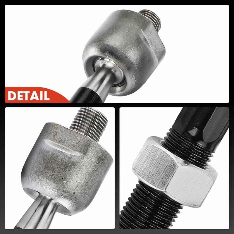A-Premium 2 x Front Inner Tie Rod Ends, Compatible with