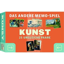 Kunst - das Andere Memo-Spiel. 25 Ungleiche Paare: 25 ungleiche Paare - Box mit 50 Karten