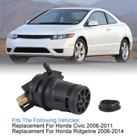 JDMSPEED 76806SJCA01 - Bomba de repuesto para Honda Civic 2006-2011, Ridgeline 2006 2007 2008 2009 2010 2011 2012 2013 2014 reemplaza 76806-SJC-A0000000014 6 66 210-4990 06021-5130 89521007001