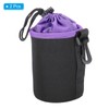 PATIKIL Camera Lens Bag, Drawstring Lens Pouch with Thick Neoprene