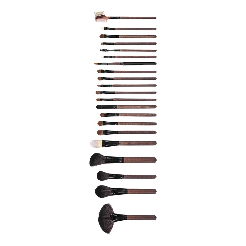 21pcs Makeup Brush Set Wooden Handle Eyeshadow Foundation Blush Brush