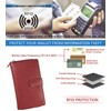 Mou Meraki Big Fat RFID Blocking Leather Organizer Checkbook Wallets