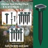 INENNT Solar-Powered Deer & Rabbit Repellent Devices for Outdoor Garden