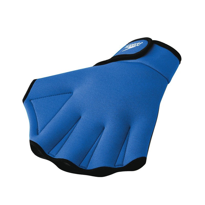 Speedo unisex adult Swim Training Fitness aquatic gloves, Royal, Medium
