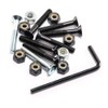 Venom 1.5" - Allen Key Directional Skateboard/Longboard/Cruiser Deck Bolts/Screws/Hardware -