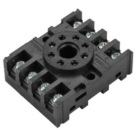 8 Pin Power Relay Base Socket Base Holder Screw Terminals DIN Rail Mount for MK2P AH3 Time Relay