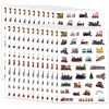 800+PCS Steam Train Stickers -Rainbow Stickers Party Supplies Decorations Outdoor