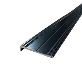 Mr Metal Aluminum 1.5" Wide x 1/4" Leg x 92" BLACK Aluminum Cargo Trailer RV Trim Slim