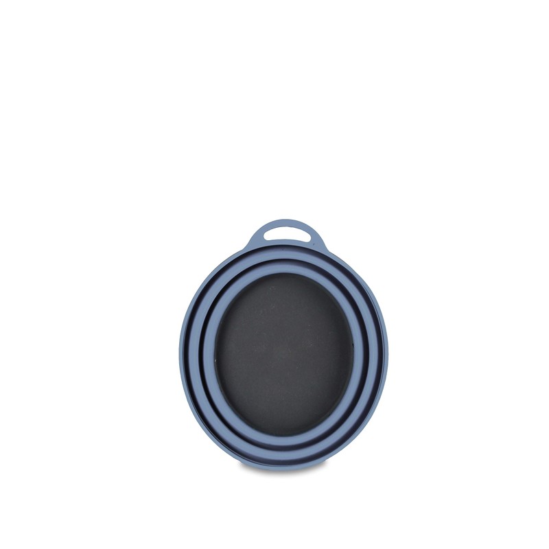 LIFEVENTURE Silicon Ellipse Bowl, Grey, One Size