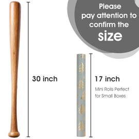 Flyhill Kraft Christmas Wrapping Paper-17 Inch*32.8 Ft（46.8sq.ft.ttl Per Roll-Gray and Gold 3D Embossed Foil Christmas Tree with Woodlands for Christmas, Party,Birthday,Holiday,Thanksgiving