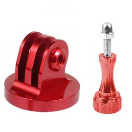 momerch 1/4-20 Tripod Adapter with Thumb Screws, Aluminum Alloy Mount Adapter Compatible with GoPro Hero 12/11/10/9/8 and Other Action Cam (2Pack)