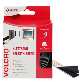 Velcro Black Stick On Tape 60215