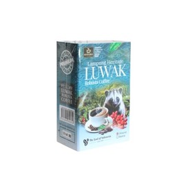 Lampung Heritage Luwak Robusta, Kopi Rare Weasel Civet Cat Premium Ground Coffee, 100g