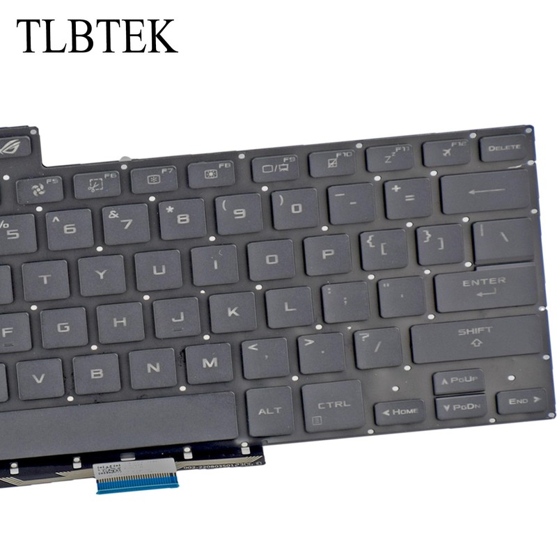 TLBTEK Backlight Keyboard Replacement Compatible with Asus ROG Zephyrus G15