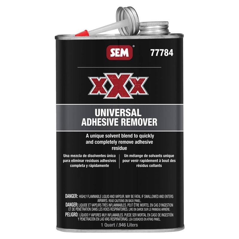 XXX 77784 77784 Universal Adhesive Remover, 1 qt Can, Liquid,
