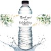 100PCS Wedding Water Bottle Labels Waterproof Greenery Floral Wraps Sticker