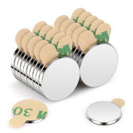 Wukong Round Magnets 10x1mm | 20 Pack, Extremely Strong Mini Magnets Round Small Magnets for Magnetic Board for Pin Board Magnetic Board, Refrigerator, Craft, Office, Kitchen