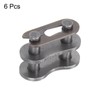 sourcing map 6Pcs #40 Chain Master Connector Link Roller, 1/2"